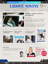 Lidov� noviny pro iPad a iPhone
