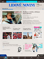Lidov� noviny pro iPad a iPhone