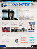 Lidov� noviny pro iPad a iPhone